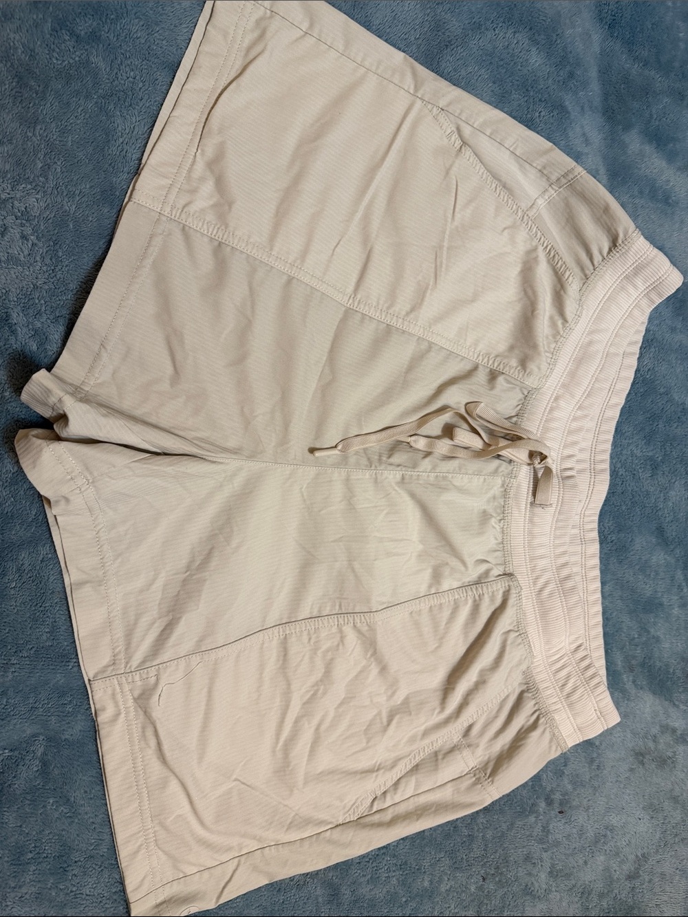 Avia Beige Drawstring Hiking Shorts